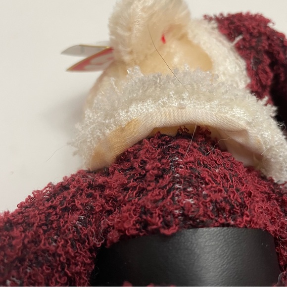 TY Attic Treasures Plush Christmas Santa + Mrs Santa Bear Jointed Stuffed Animal - Picture 5 of 6